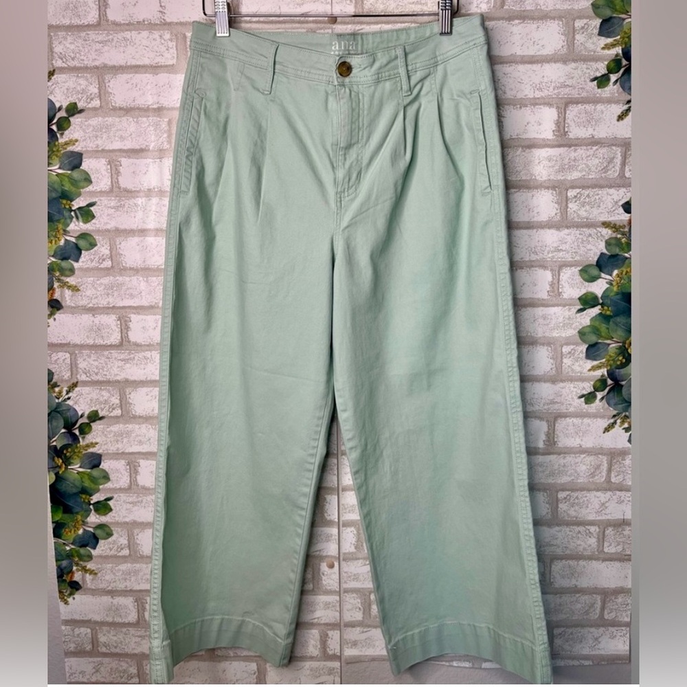 Women’s Summer Wide Leg Casual Cropped Pants Sz 12
